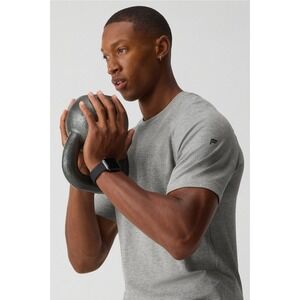 Fabletics NWT Set of 2 Training Tee Heather Grey 4X 4-Way Stretch Sweat Wicking